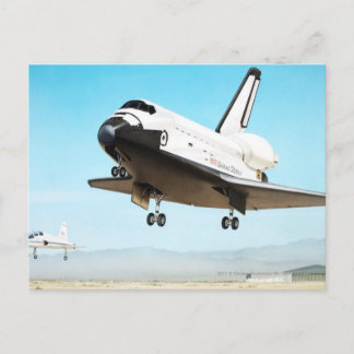 Digital illustration of Space Shuttle Postcard