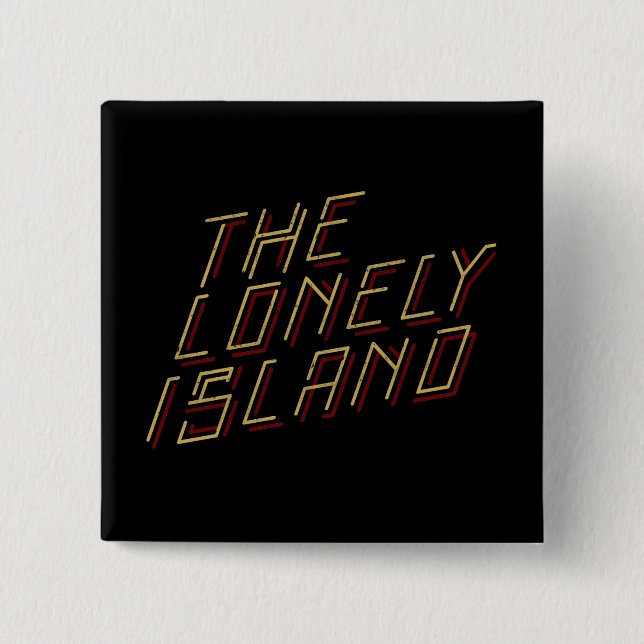 Digital Island 15 Cm Square Badge (Front)