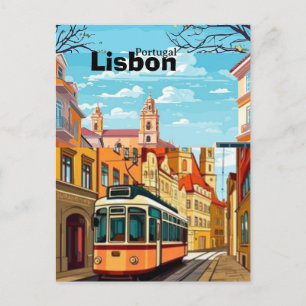 Digital LISBON Trip Surprise Gift Ticket︱Portugal  Postcard