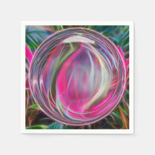 Digital Marble Soap Bubble   Napkin