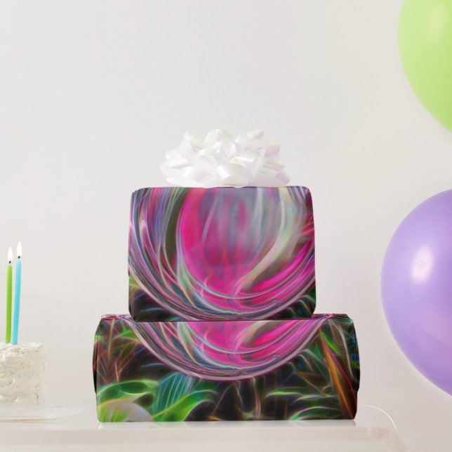 Digital Marble Soap Bubble   Wrapping Paper (Party Gifts)