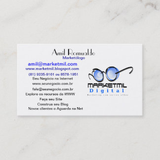 Digital marketing business card