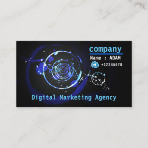 Digital marketing cyrcle business card