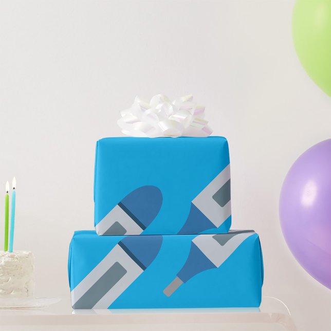 Digital Medical Thermometer Health and Wellness Wrapping Paper (Creator Uploaded)