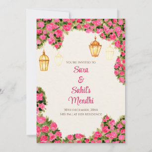 Digital Mehendi invitation & Digital Mehndi invite