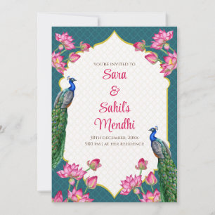 Digital Mehndi invite & Digital Dholki invitation