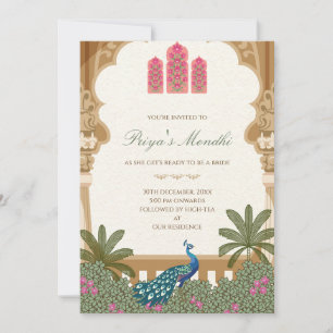 Digital Mehndi invite Mehendi invitation