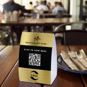 Digital Menu QR Code Paper