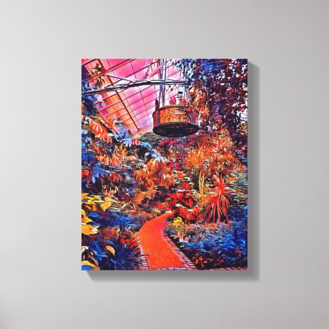 Digital Mixed Media Stretched Canvas Print (Front)