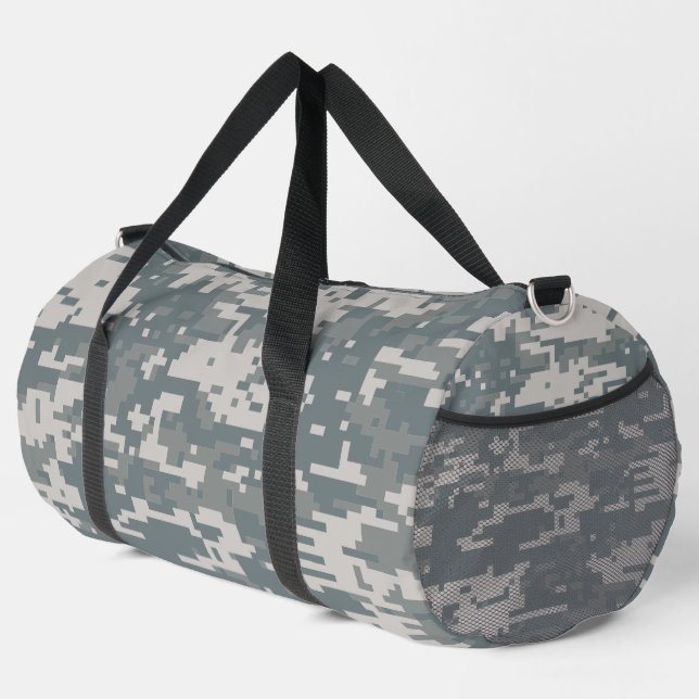 Digital Nature Camo Duffle Bag (Right Corner)
