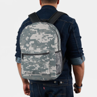 Digital Nature Camo Printed Backpack