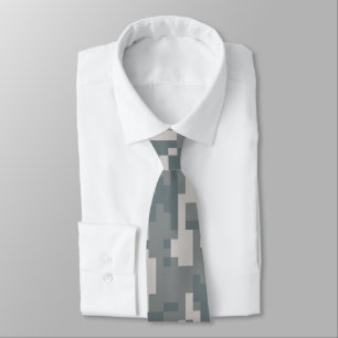 Digital Nature Camo Tie