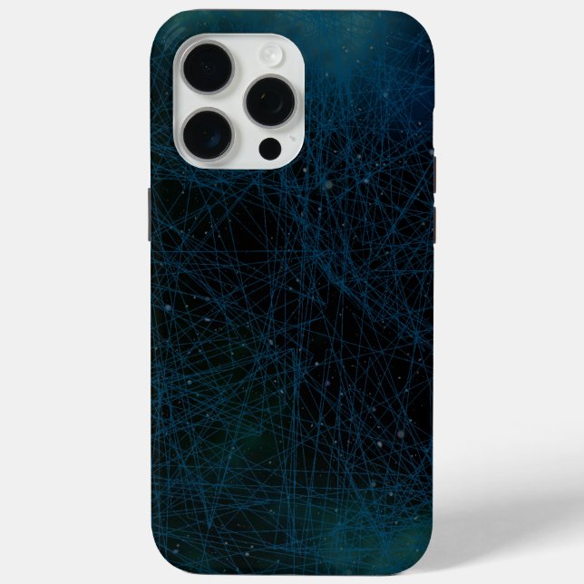 'Digital Network Abstract' Tech iPhone 15 Pro Max  Case-Mate iPhone Case (Back)