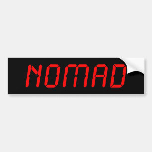 DIGITAL NOMAD BUMPER STICKER