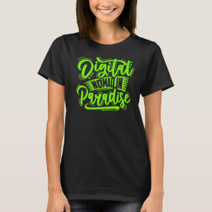 Digital Nomad In Paradise Self Employed  Freelance T-Shirt