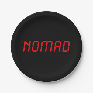 DIGITAL NOMAD PAPER PLATE