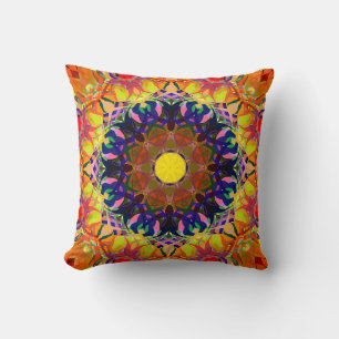 Digital Painting Beautiful Abstract Colourful Back Cushion