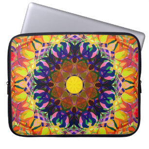 Digital Painting Beautiful Abstract Colourful Back Laptop Sleeve