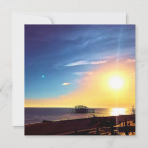 Digital Painting - Sunset over the West Pier