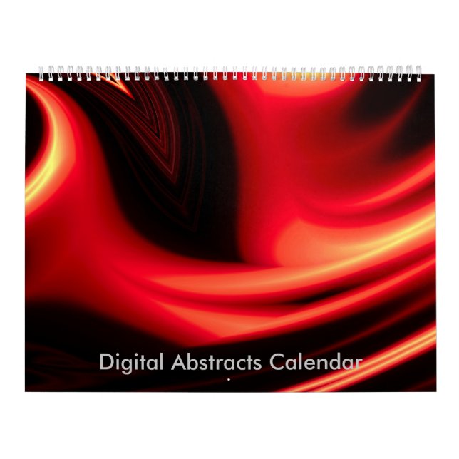 Digital Paintings Computer Abstract Calendar (Cover)