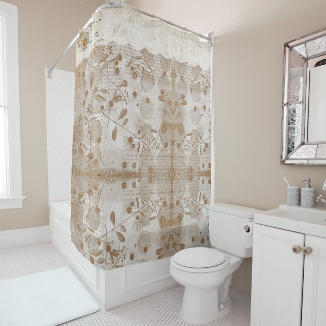 digital-paper-pattern shower curtain (In Situ)