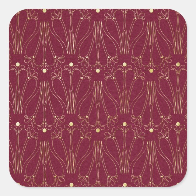 Digital Paper Pattern Square Sticker (Front)