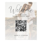 Digital Photo Wedding QR Code Seating Chart