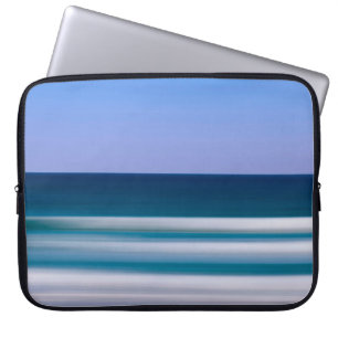 digital photography intentional blur blue seasabst laptop sleeve