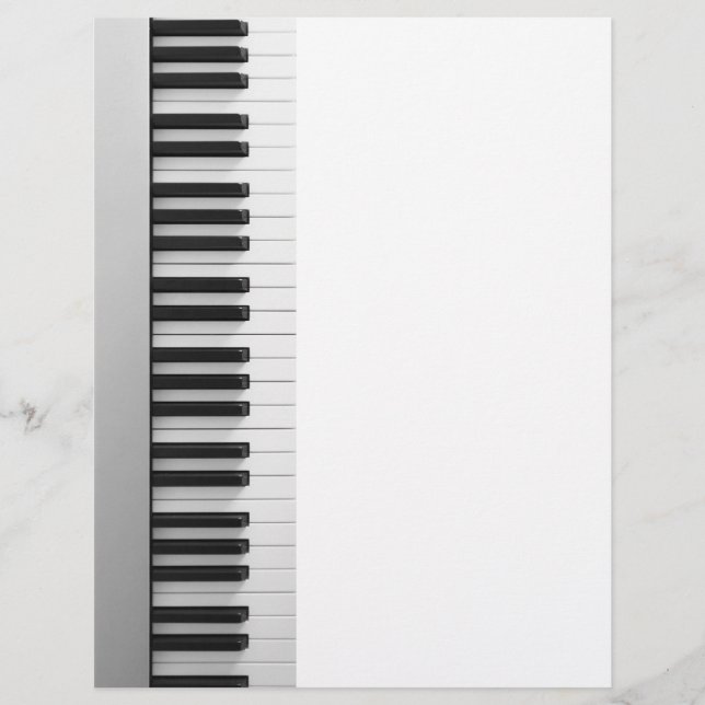 Digital piano keyboard flyer (Front)