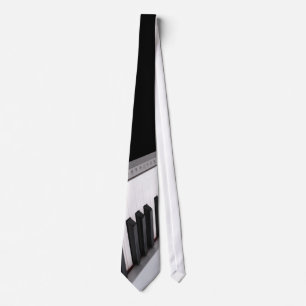 Digital piano keyboard tie