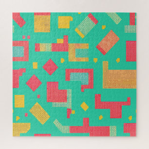 Digital Pixel Artwork Jigsaw Puzzle