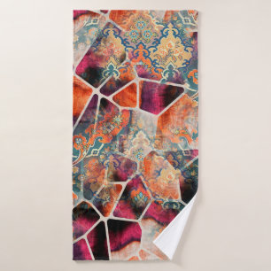 digital printing textile pattern wallpaper colorfu bath towel