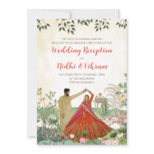 Digital Reception card & Indian Wedding invites