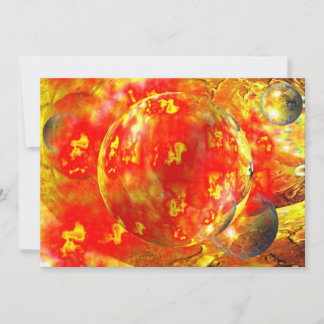 Digital Red Abstract Invitation