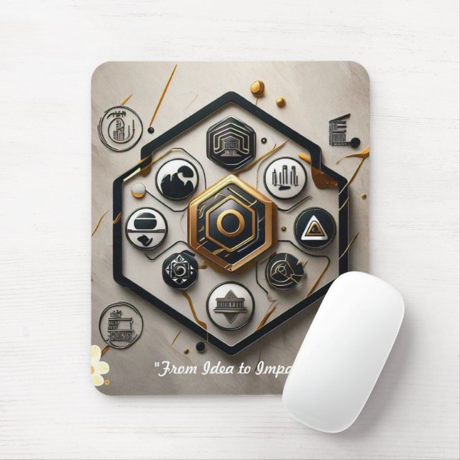 "Digital Renaissance Art" Mouse Mat (With Mouse)