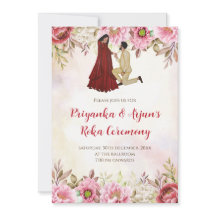 Digital Ring Ceremony Indian Engagement invitation