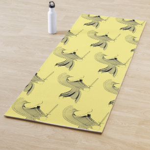 Digital Samurai Abstract Figure - Custom Color Yoga Mat
