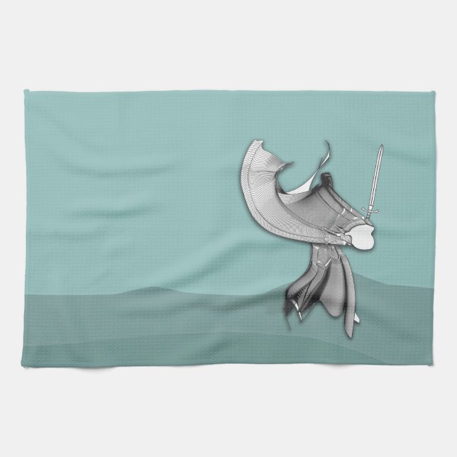 Digital Samurai Tea Towel (Horizontal)