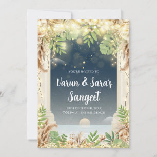 Digital Sangeet invites Reception invitations