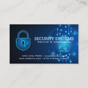 Digital Security   Protection Agency Business Card