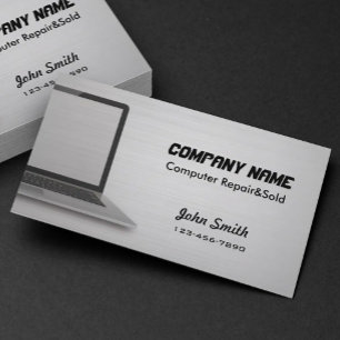 Digital Silver Computer Repair sold business cards