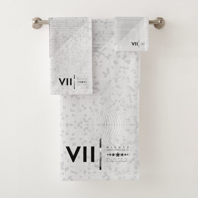 Digital Snow Bath Towel Set (Insitu)