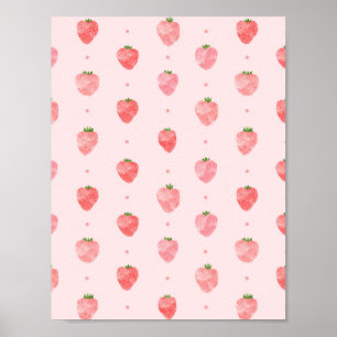 Digital Strawberry Print