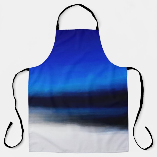 Digital structure of painting. Oil paint abstract  Apron (Front)