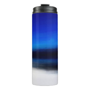 Digital structure of painting. Oil paint abstract Thermal Tumbler