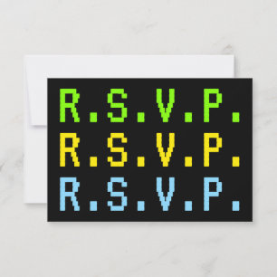 Digital Style, Nerdy "R.S.V.P." Card