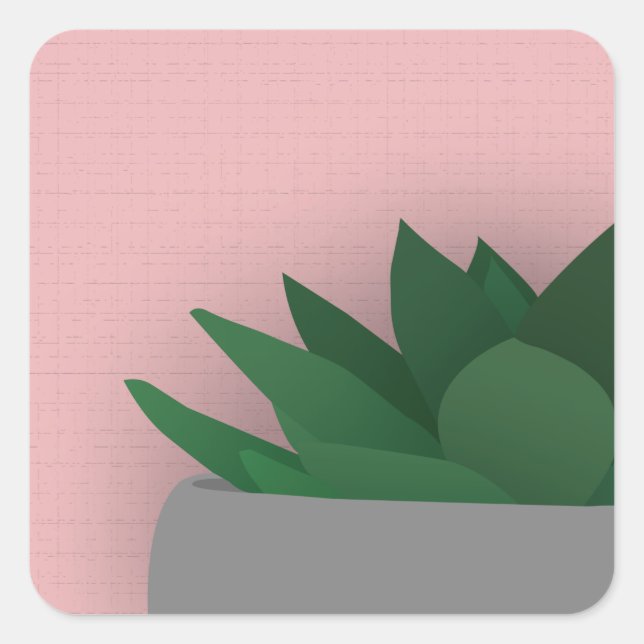Digital succulent Sticker (Front)