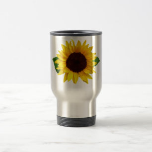 Digital Sunflower Travel Mug