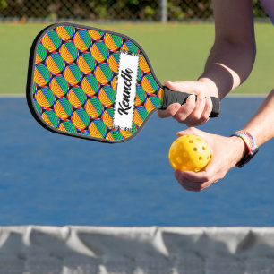 Digital Sunrise by Kenneth Yoncich Pickleball Paddle