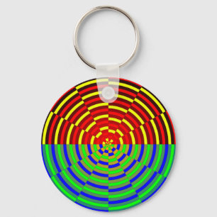 Digital Sunset by Kenneth Yoncich Key Ring